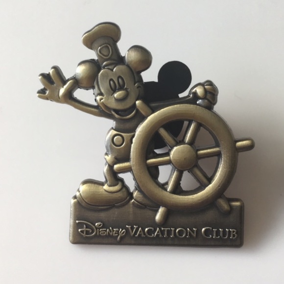 Disney Mickey Mouse Brass Pin Collectible Trading - Picture 1 of 3